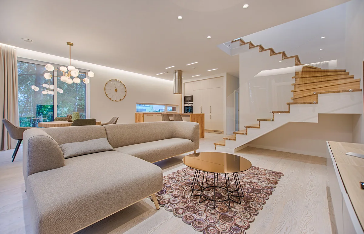Premium furniture in a warm modern interior